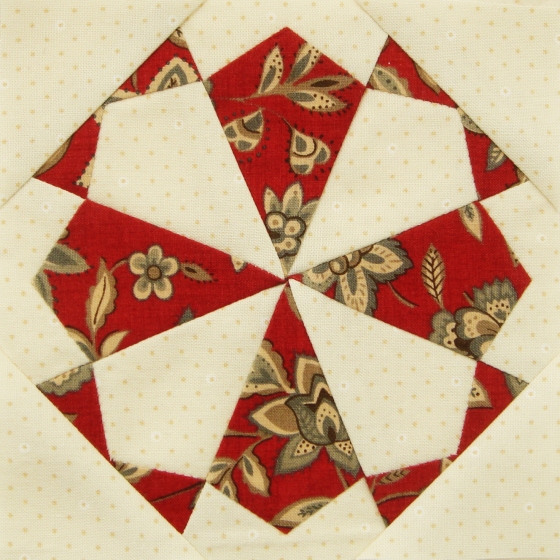 Dear Jane patchwork quilt F2 Kaleidoscope