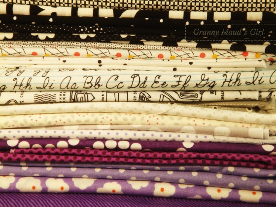 Granny Maud's Girl's fabric stash