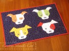 Dog Gone Cute pattern made up into a humidicrib cover