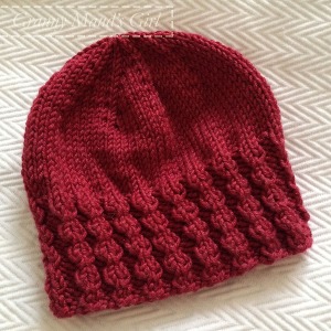 Raspberry baby hat