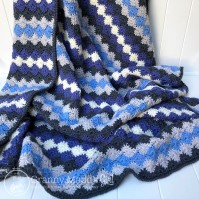 Crocheted blanket made by Granny Maud's Girl