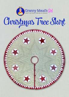Christmas tree skirt pattern by Granny Maud's Girl