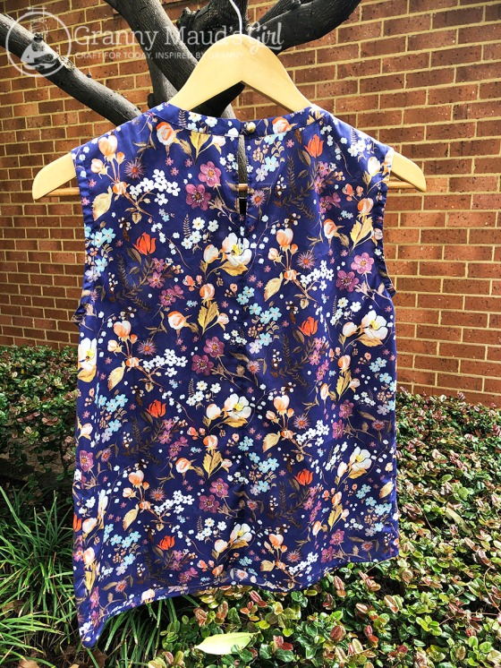 Top made with Liberty fabric