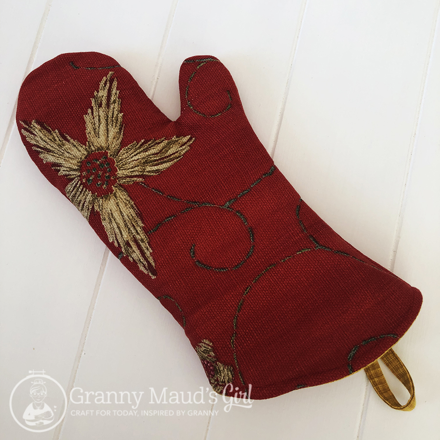 Hand-made oven mitts
