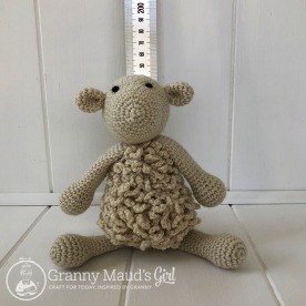 Crocheted sheep using pattern from Edward's Menagerie by Kerry Lord