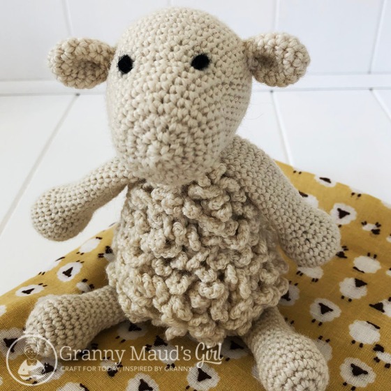 Crocheted sheep using pattern from Edward's Menagerie by Kerry Lord